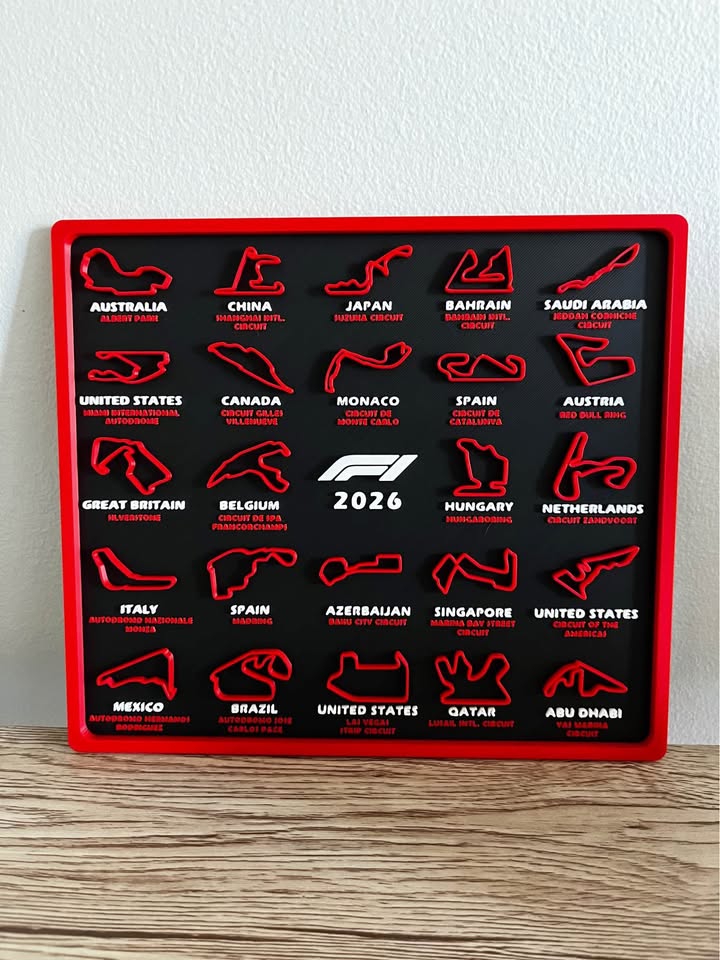 2026 Season tracks