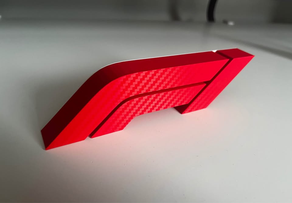 F1 Logo carbon fiber